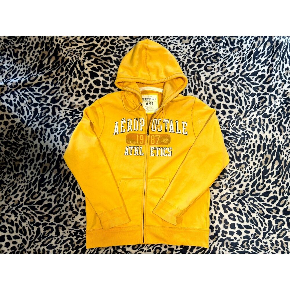 Vintage Y2K Aéropostale Athletics 1987 Full Zip Hoodie XL
